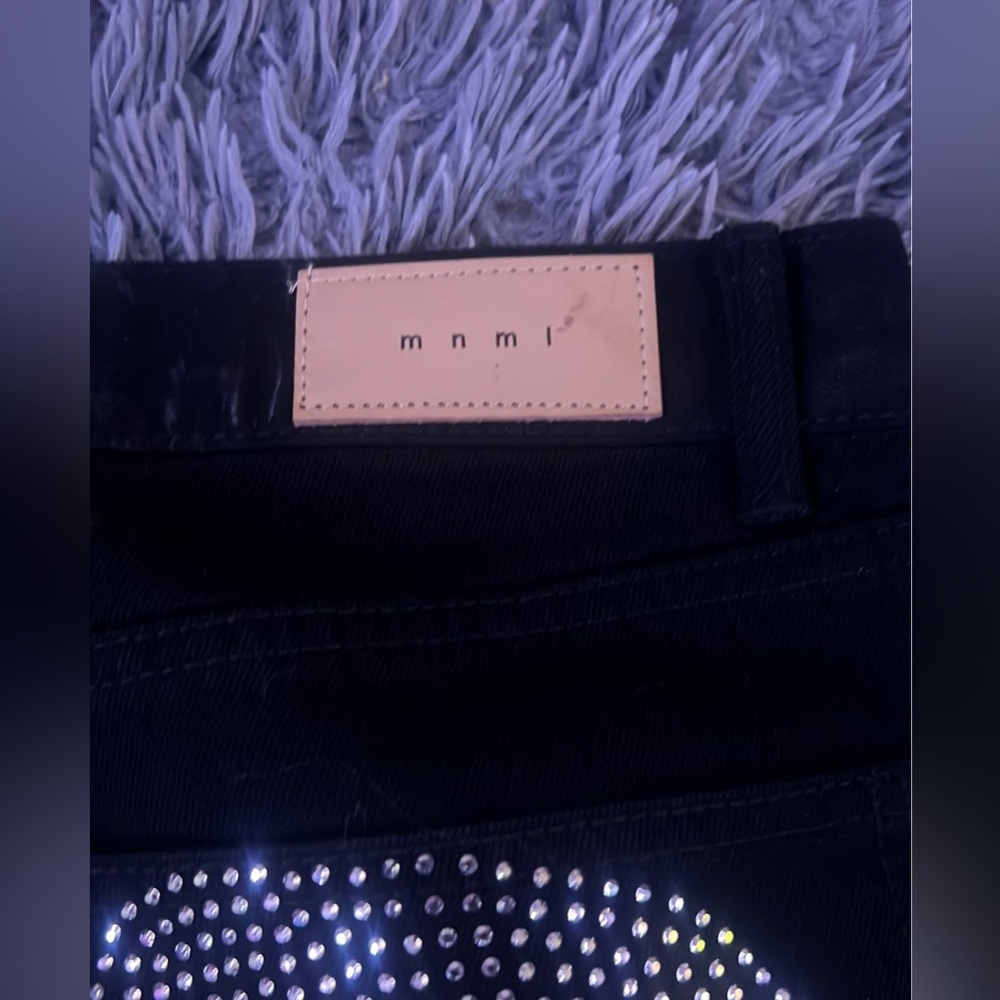 MNML Skeleton Rhinestone Pants - Picture 3 of 3